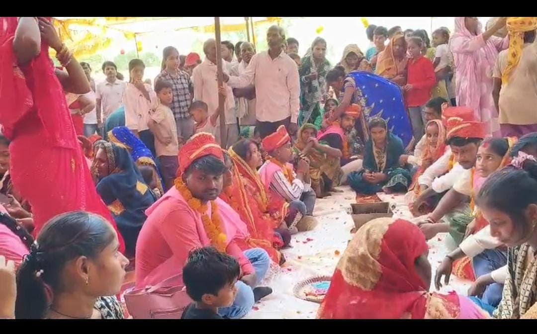 मछरेहटा में सामूहिक विवाह समारोह, 238 जोड़े परिणय सूत्र में बंधे