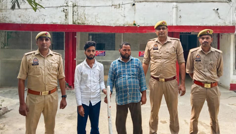 Sitapur Police Arrest Two Planning Burglary, Seize Unregistered Vehicle and Lock-Breaking Tools